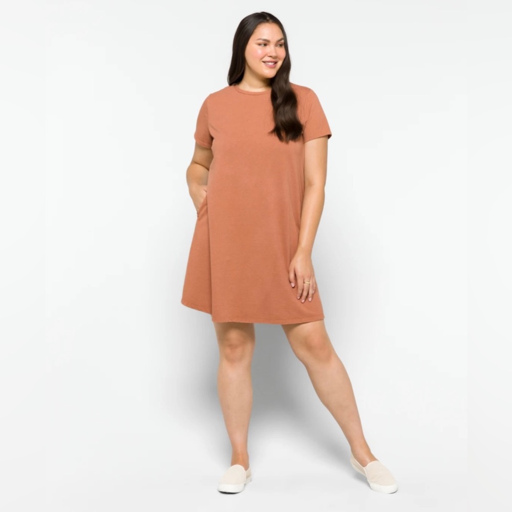Stick Fix T-Shirt Dress - Micro French Terry